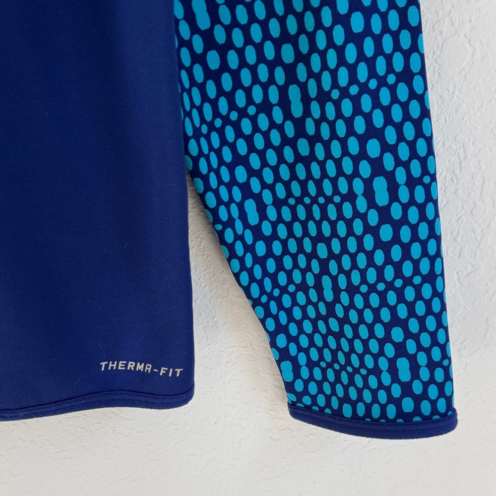 Nike Navy and Teal 'Just Do It' Hoodie - Picture 4 of 9